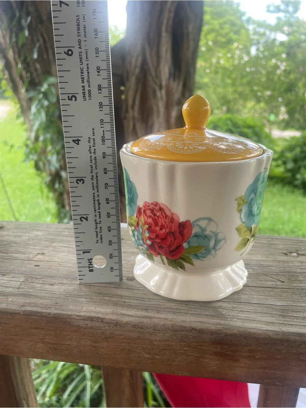 The Pioneer Woman Blossom Jubilee Floral Sugar Bowl with Lid